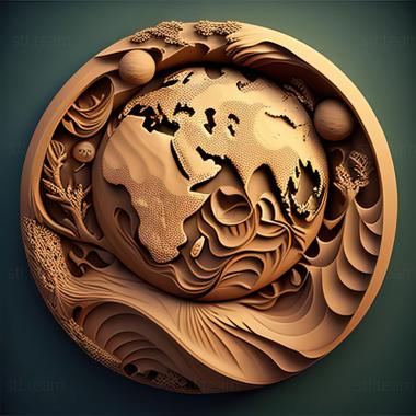 3D model st Earth Art (STL)